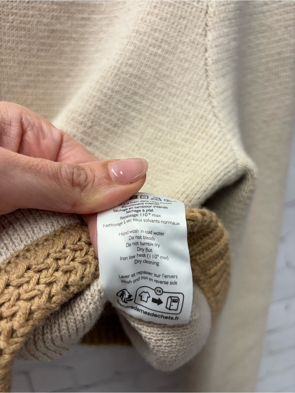 Sézane Auguste Jacket Vanille Biscuit - Picture 8 of 8